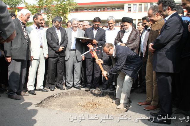 کلنگ زنی بیمارستان کودکان سرطانی تبریز